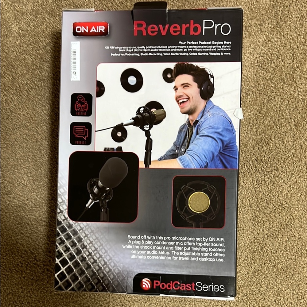 Reverb Pro Podcast Microphone Set